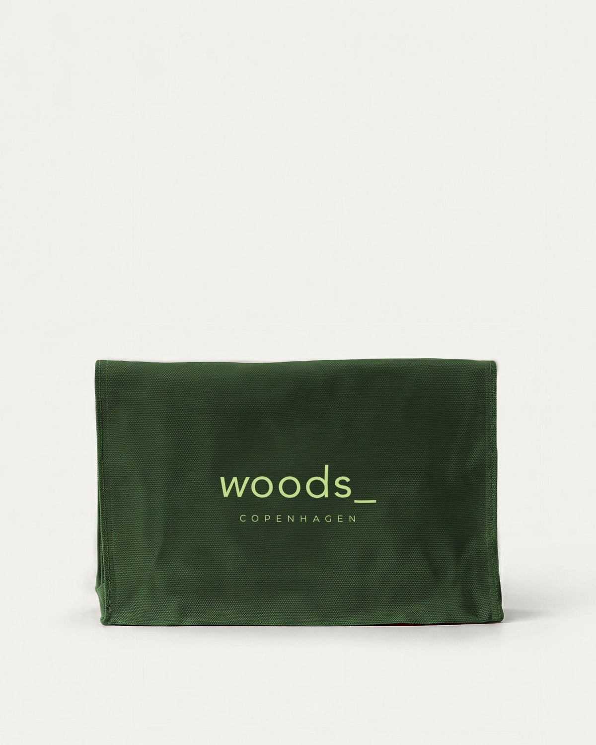 Woods Copenhagen Beeswax Bag – grøn bivokspose til gaveindpakning
