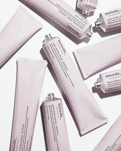 Woods Copenhagen Daily Hydra Cream Sensitive – med hyaluronsyre og beroligende aktiver