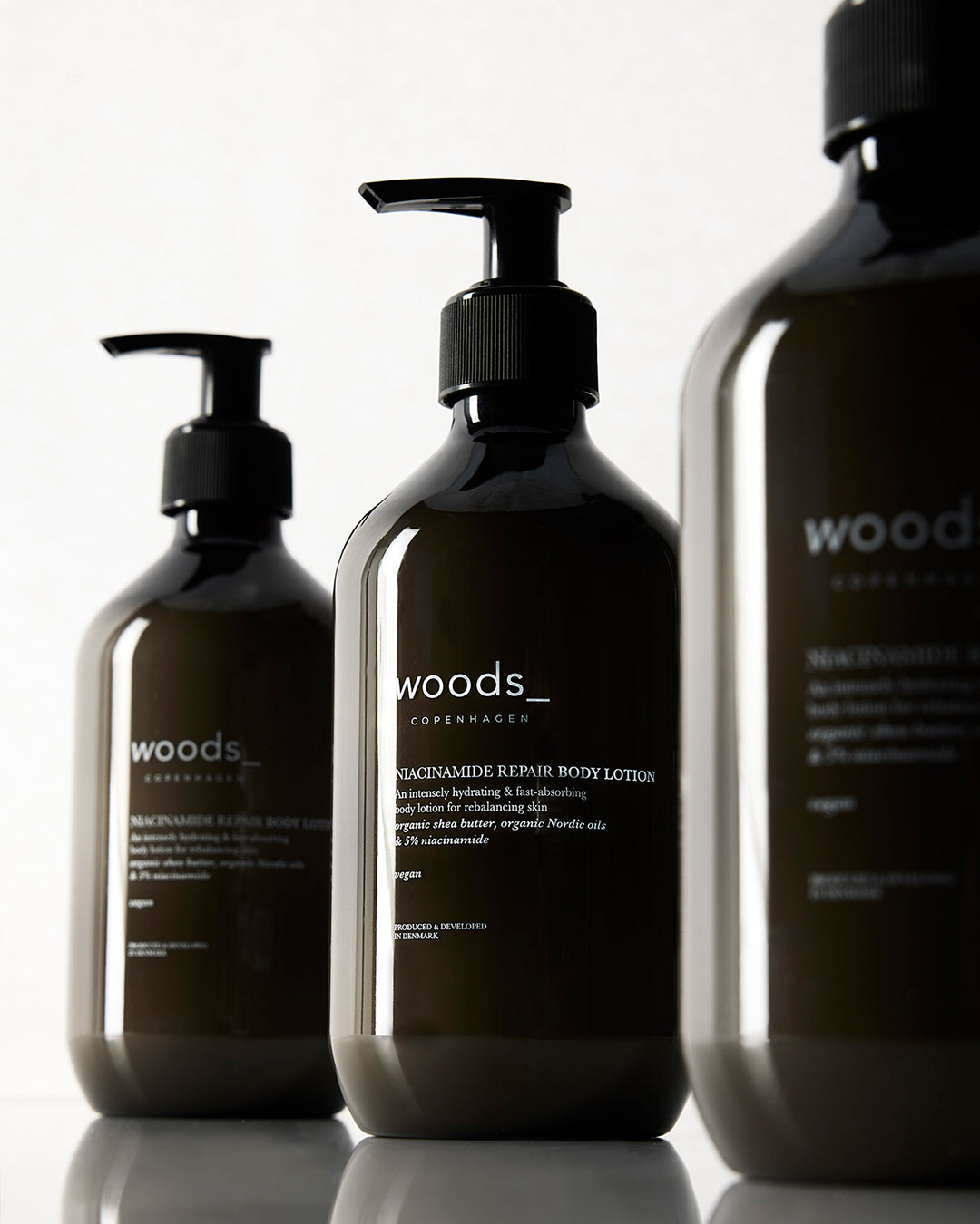 Woods Copenhagen Niacinamide Repair Body Lotion – vegansk bodylotion med niacinamid