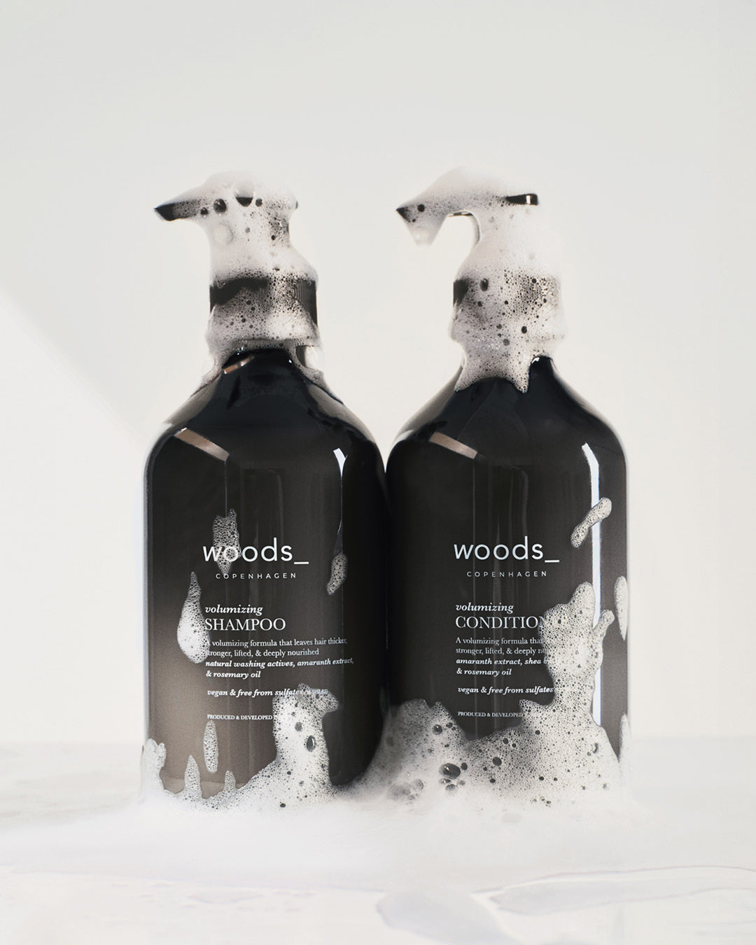 Woods Copenhagen Volumizing Conditioner – vegansk balsam med rose og citrus duft