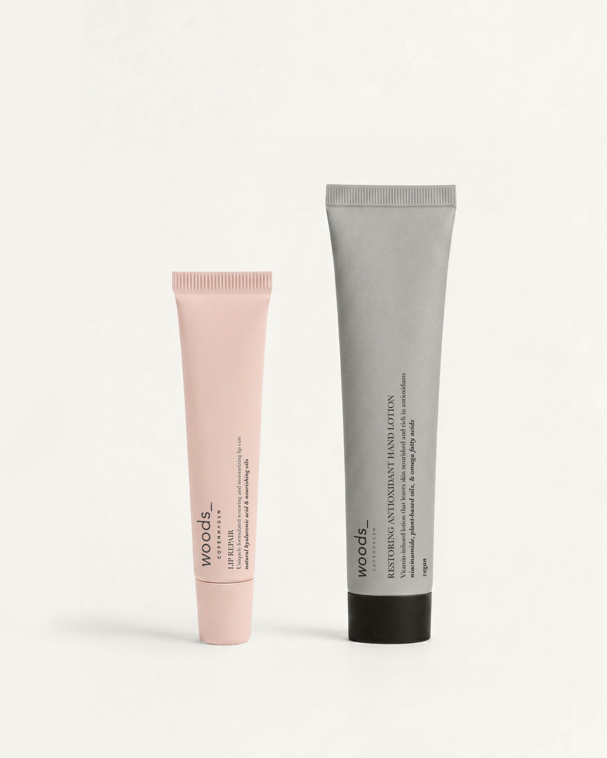 Woods Copenhagen Restore & Repair Hand & Lip Duo – gift idea for hand and lip care